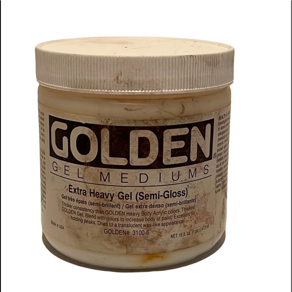 Golden extra heavy gel semi-gloss medium Artist